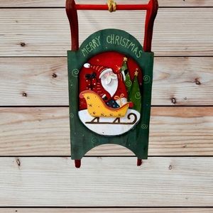 Direct International Wooden Christmas Hanging
